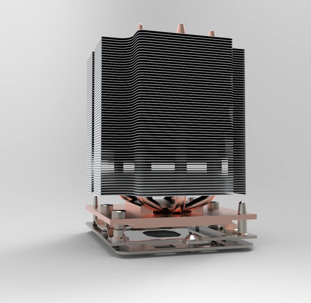 lga3647方形冷却器r1 0 110